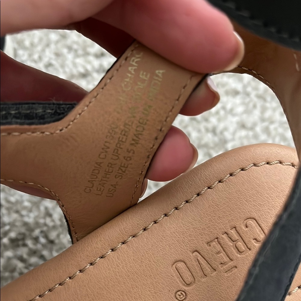 Women's Strappy Wedge Sandals - Picture 6 of 6